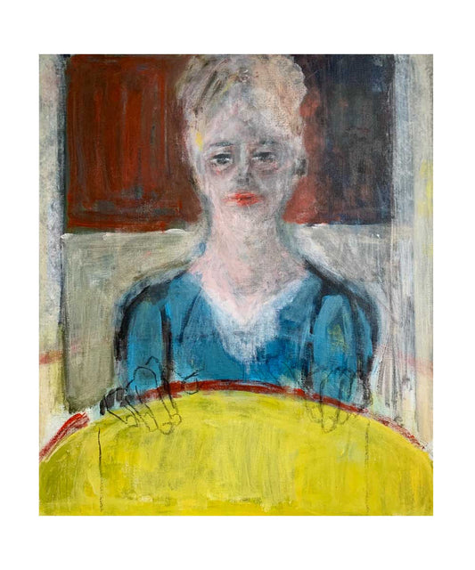 Femme à la balustrade